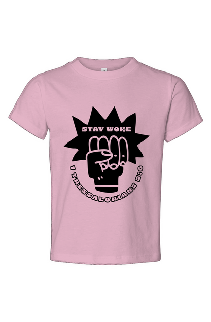 Stay Woke WORD Toddler Jersey Tee (2T - 5T)