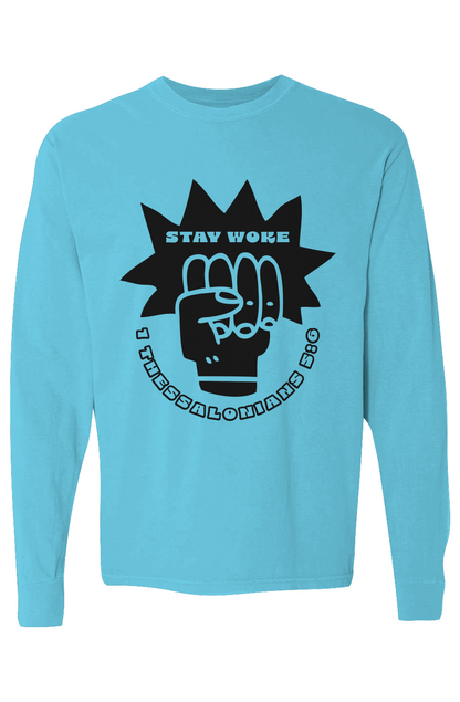 Stay Woke WORD Heavyweight Long Sleeve T Shirt