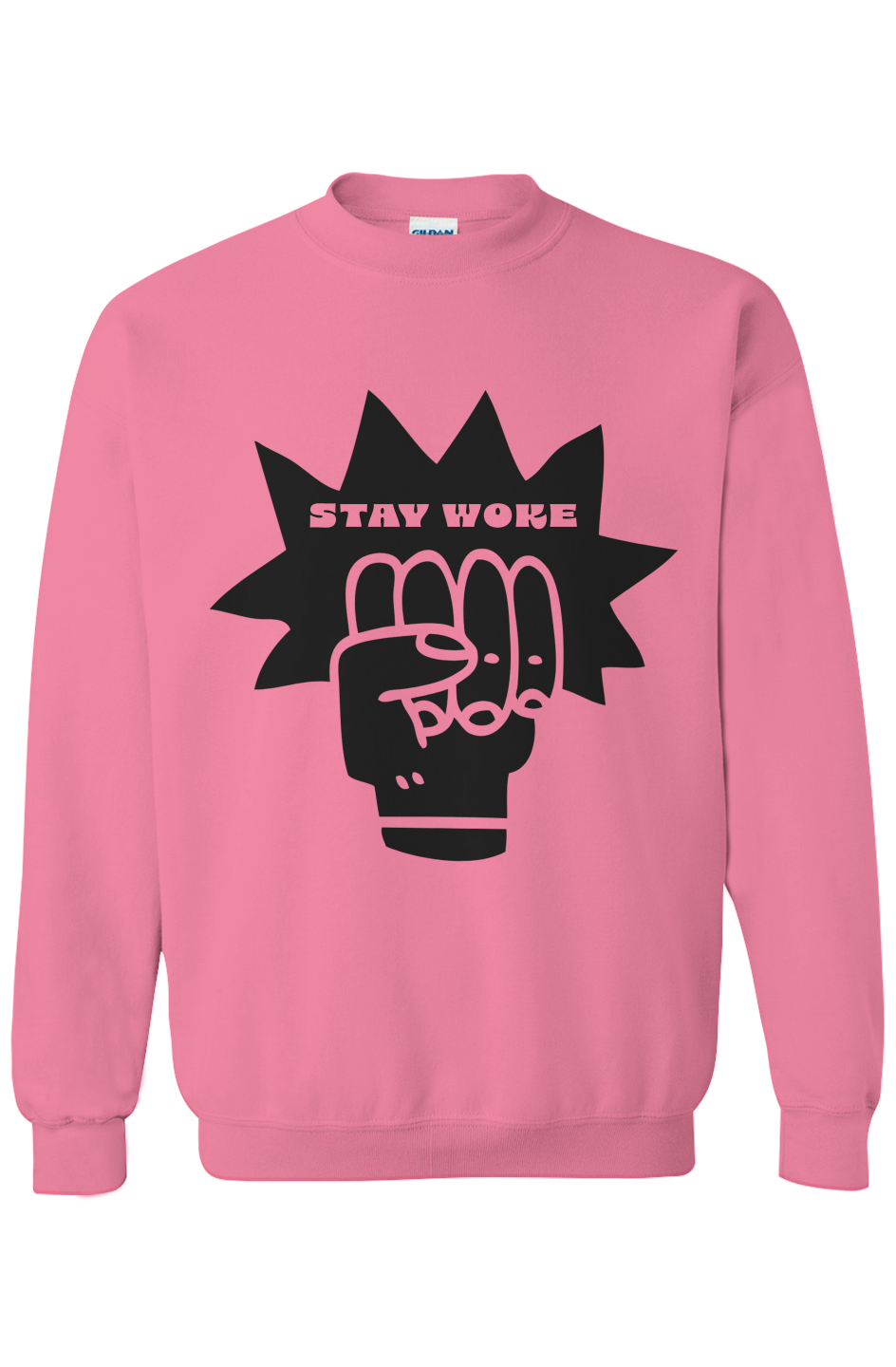 Stay Woke High Visibility Crewneck
