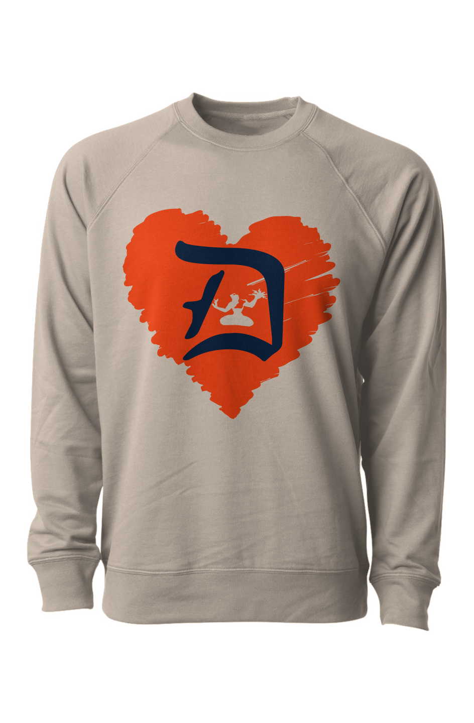 Detroit Tiger Love Loopback Sweatshirt