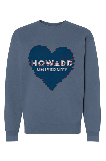 Howard Red Black & Green LOVE Heavyweight Crewneck Sweat