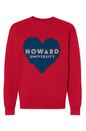 Howard Red Black & Green LOVE Heavyweight Crewneck Sweat