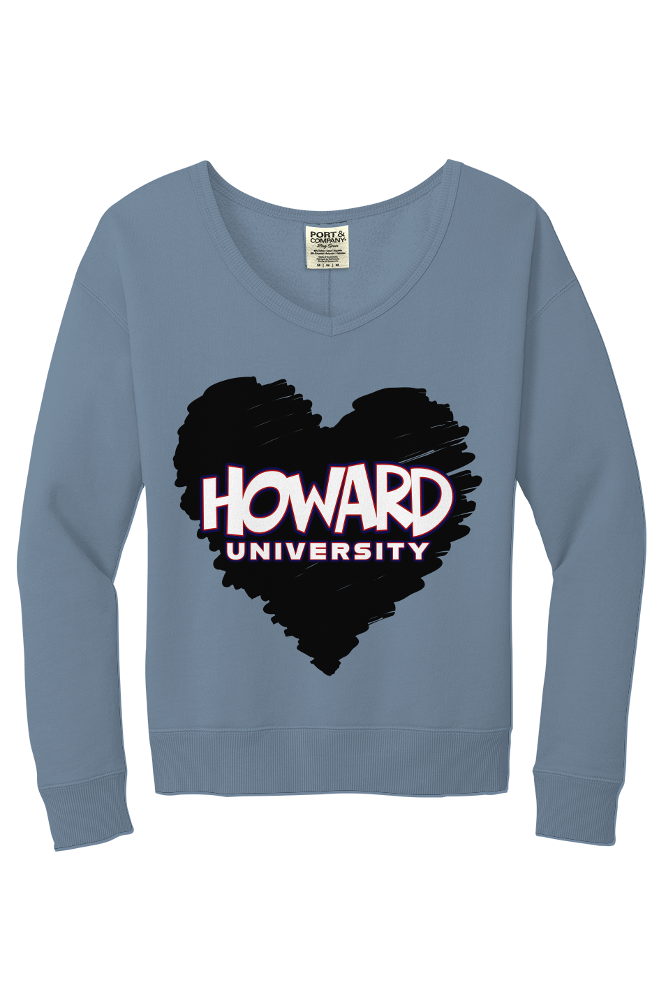Howard Love Denim Beach Wash V Neck Sweatshirt