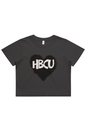HBCU LOVE Heavy Faded Crop Tee