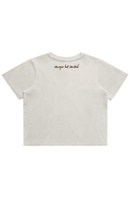 HBCU LOVE Heavy Faded Crop Tee