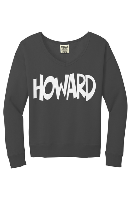 Howard Beach Wash V Neck Sweatshirt