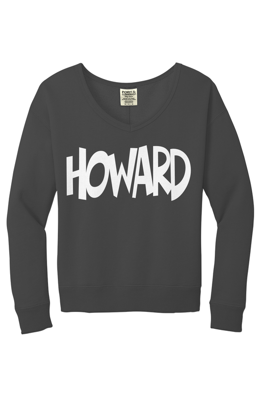 Howard Beach Wash V Neck Sweatshirt