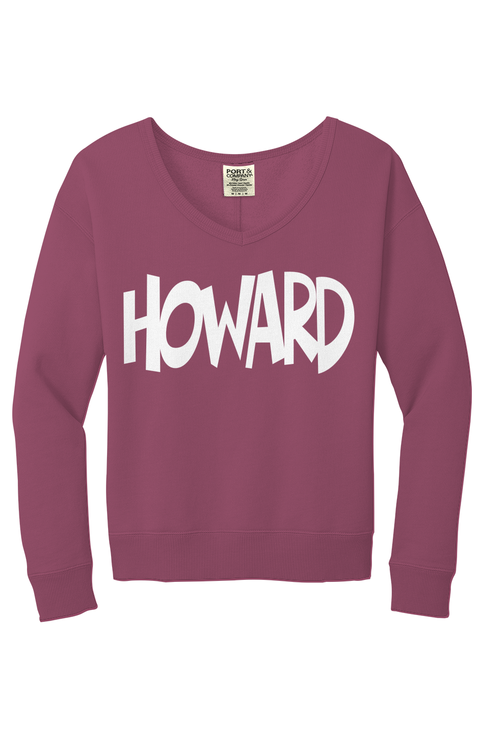 Howard Beach Wash V Neck Sweatshirt