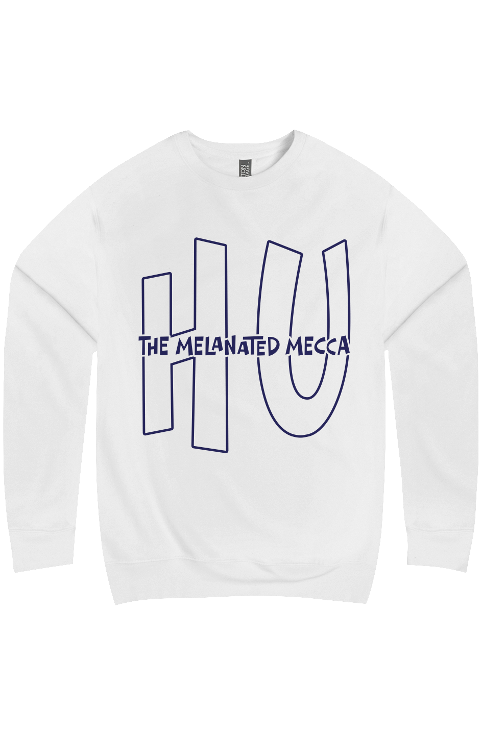THE Melanated Mecca Large Front Crew Neck