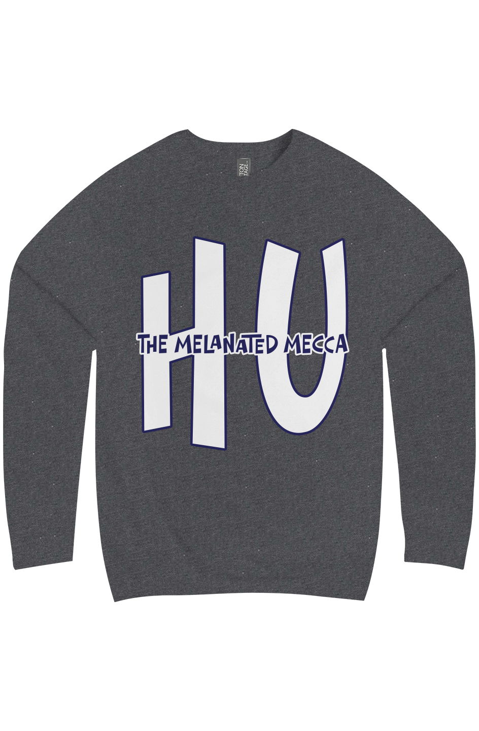 THE Melanated Mecca Large Front Crew Neck