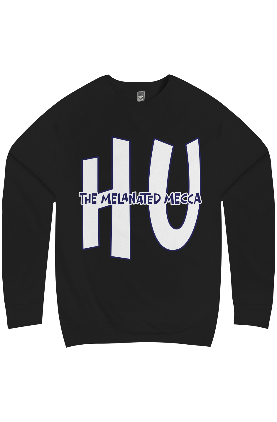 THE Melanated Mecca Large Front Crew Neck