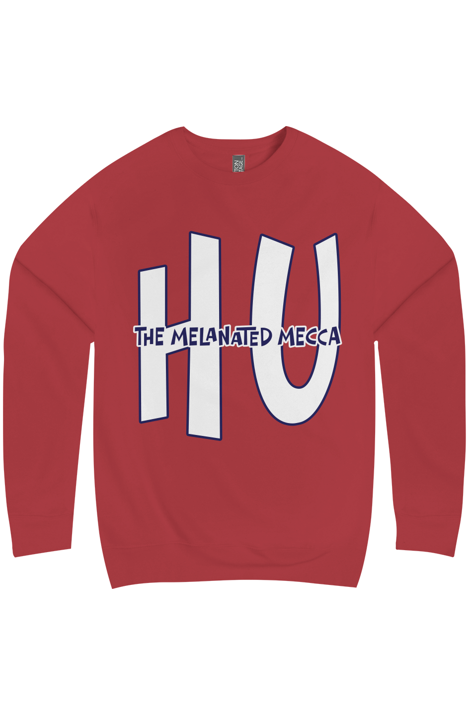 THE Melanated Mecca Large Front Crew Neck