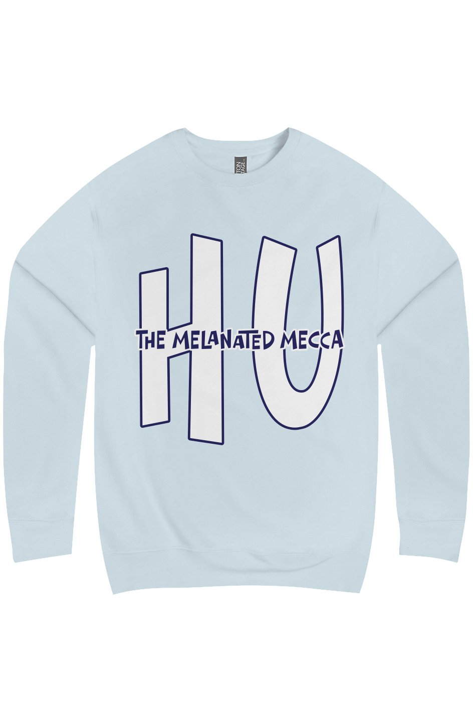 THE Melanated Mecca Large Front Crew Neck