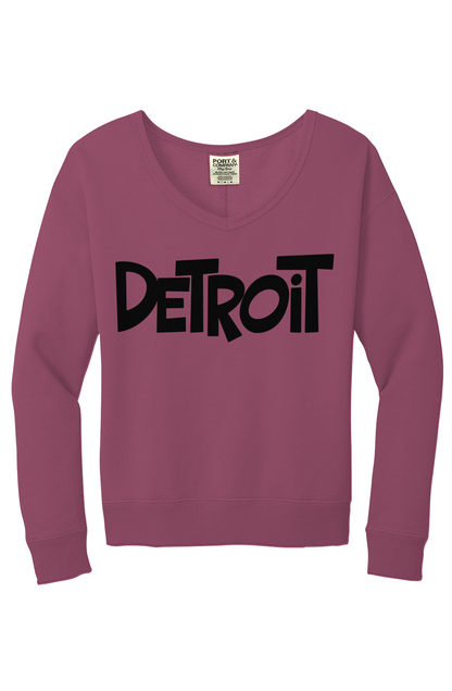 Detroit V-Neck Sweatshirt