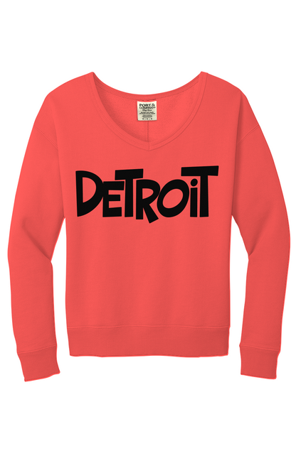 Detroit V-Neck Sweatshirt