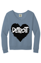 Detroit Love V-Neck Sweatshirt