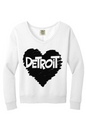 Detroit Love V-Neck Sweatshirt