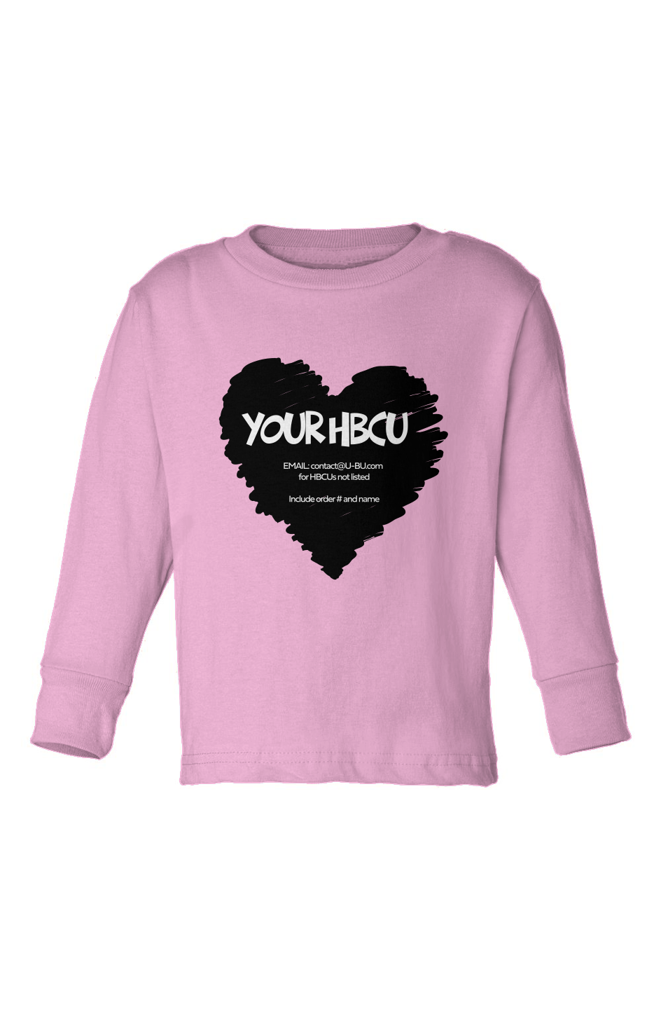 Name Your HBCU Toddler Long Sleeve T-Shirt