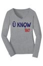 U know 1867 Fan Favorite V Neck Tee