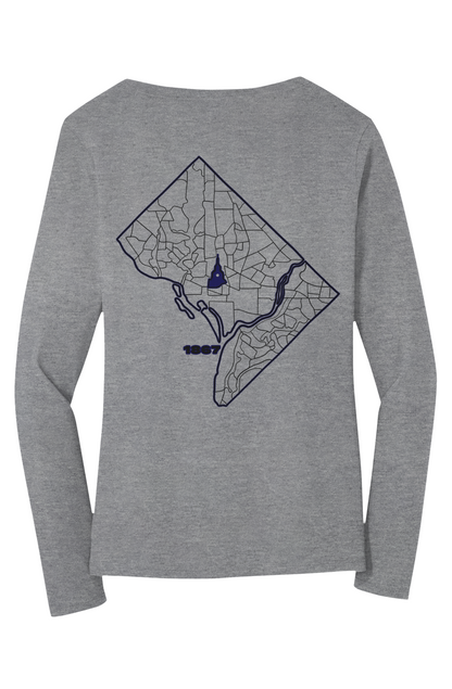 Melanated Mecca DC Glow Up 1867 V-Neck Tee