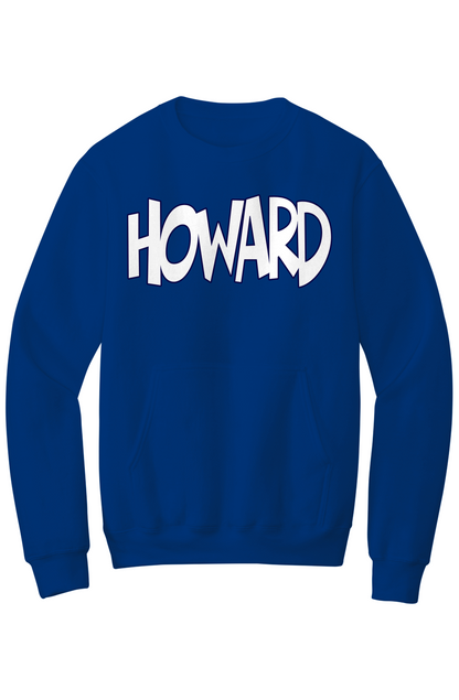 Howard - THE Melanated Mecca Fleece Crewneck with Kangaroo Pocket