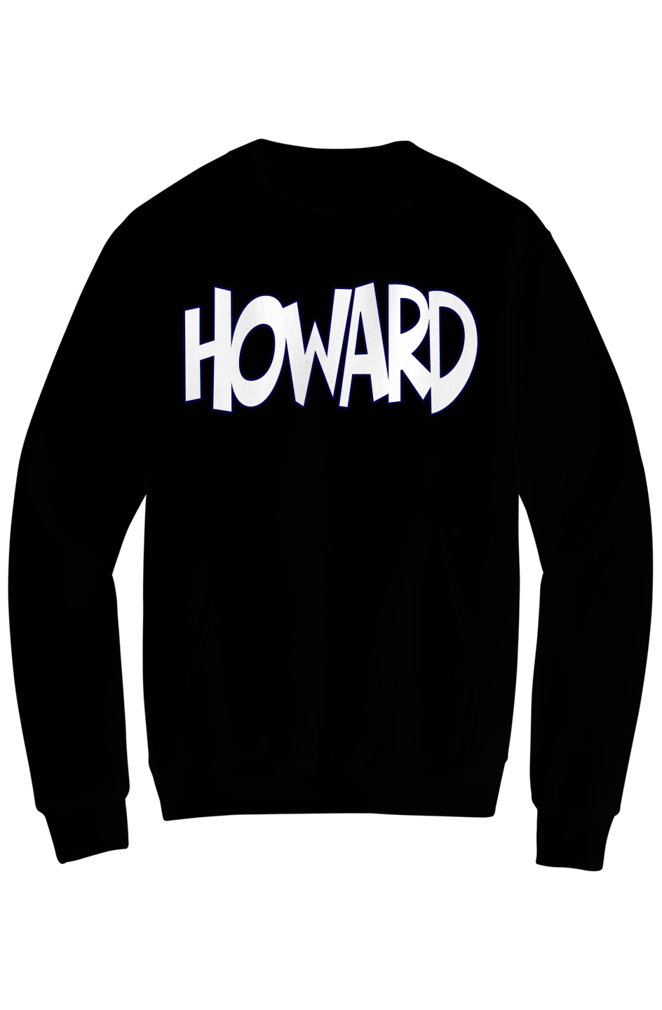 Howard - THE Melanated Mecca Fleece Crewneck with Kangaroo Pocket