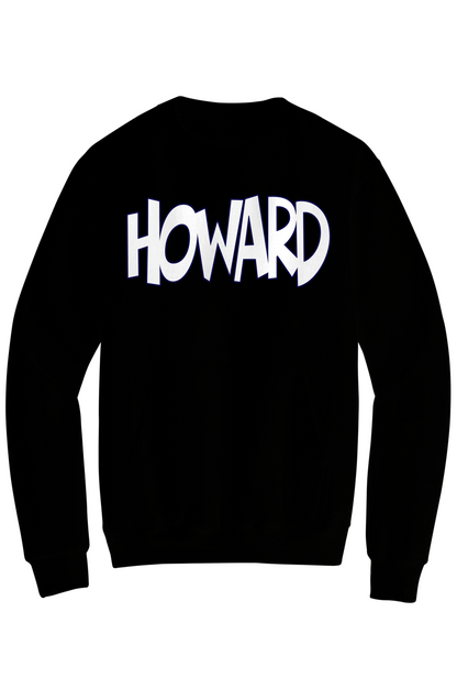Howard - THE Melanated Mecca Fleece Crewneck with Kangaroo Pocket