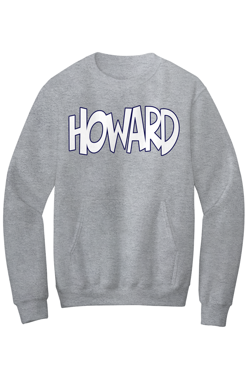 Howard - THE Melanated Mecca Fleece Crewneck with Kangaroo Pocket