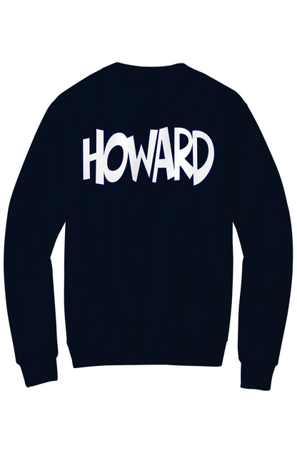 Howard - THE Melanated Mecca Fleece Crewneck with Kangaroo Pocket
