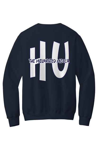 Howard - THE Melanated Mecca Fleece Crewneck with Kangaroo Pocket