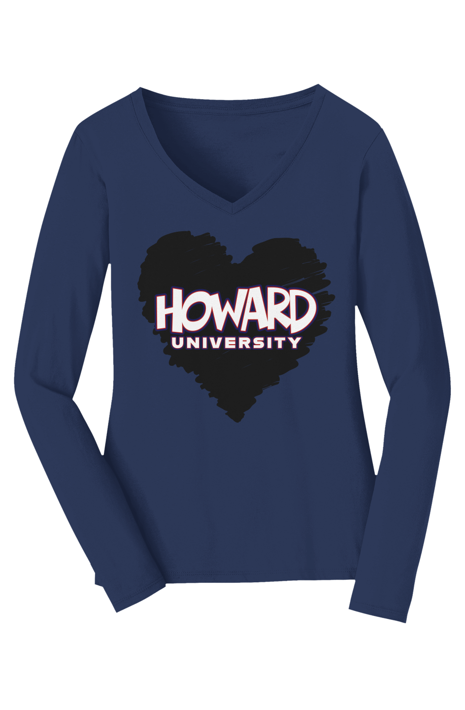 Howard Love U Know Long Sleeve V-Neck Tee