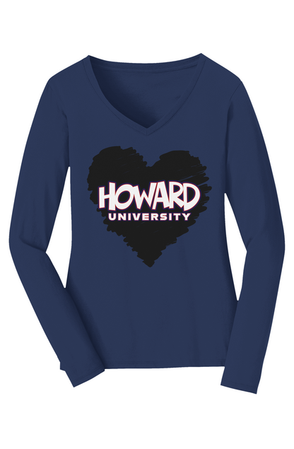 Howard Love U Know Long Sleeve V-Neck Tee