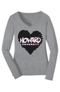 Howard Love U Know Long Sleeve V-Neck Tee