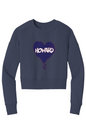 Bleed Blue Crop Crew Sweatshirt