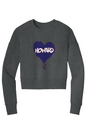 Bleed Blue Crop Crew Sweatshirt