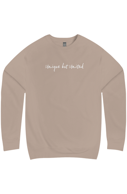 Unique But United Embroidered Premium Crew Neck