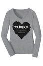 Your HBCU LOVE Long Sleeve V-Neck Tee
