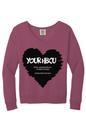 Name Your HBCU Beach Wash V-Neck Sweatshirt