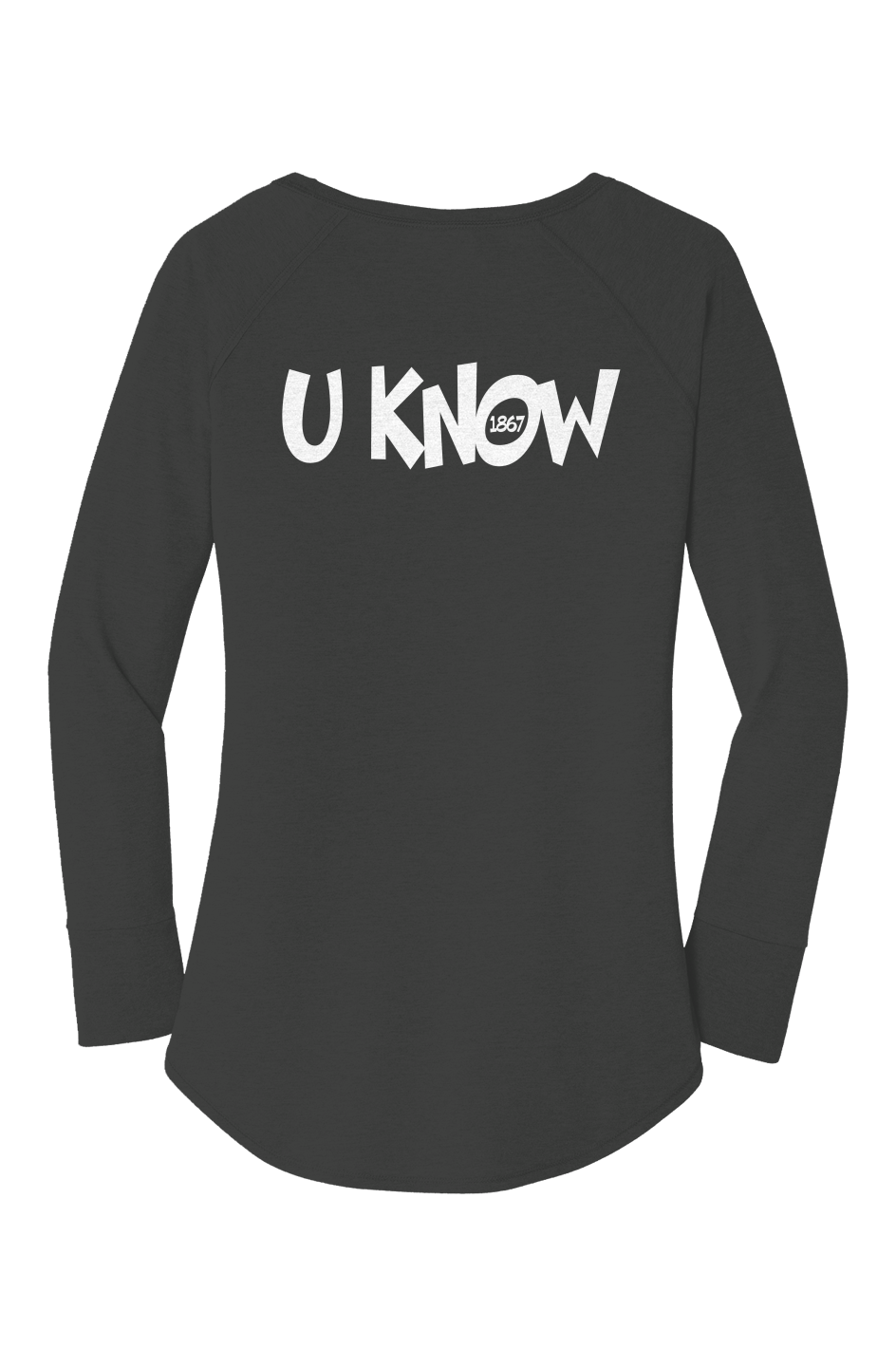 Howard U Know Perfect Tri  LS Tunic Tee