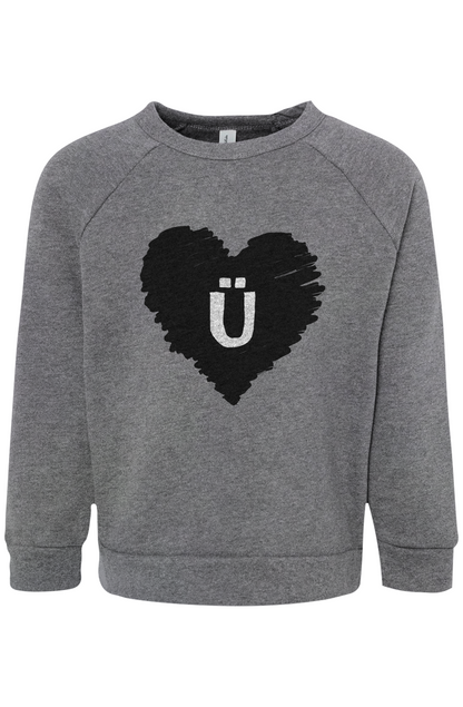 U-BU Logo Toddler Raglan Sweatshirt