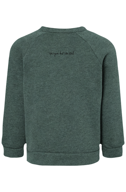 Love Ü Logo Toddler Raglan Sweatshirt