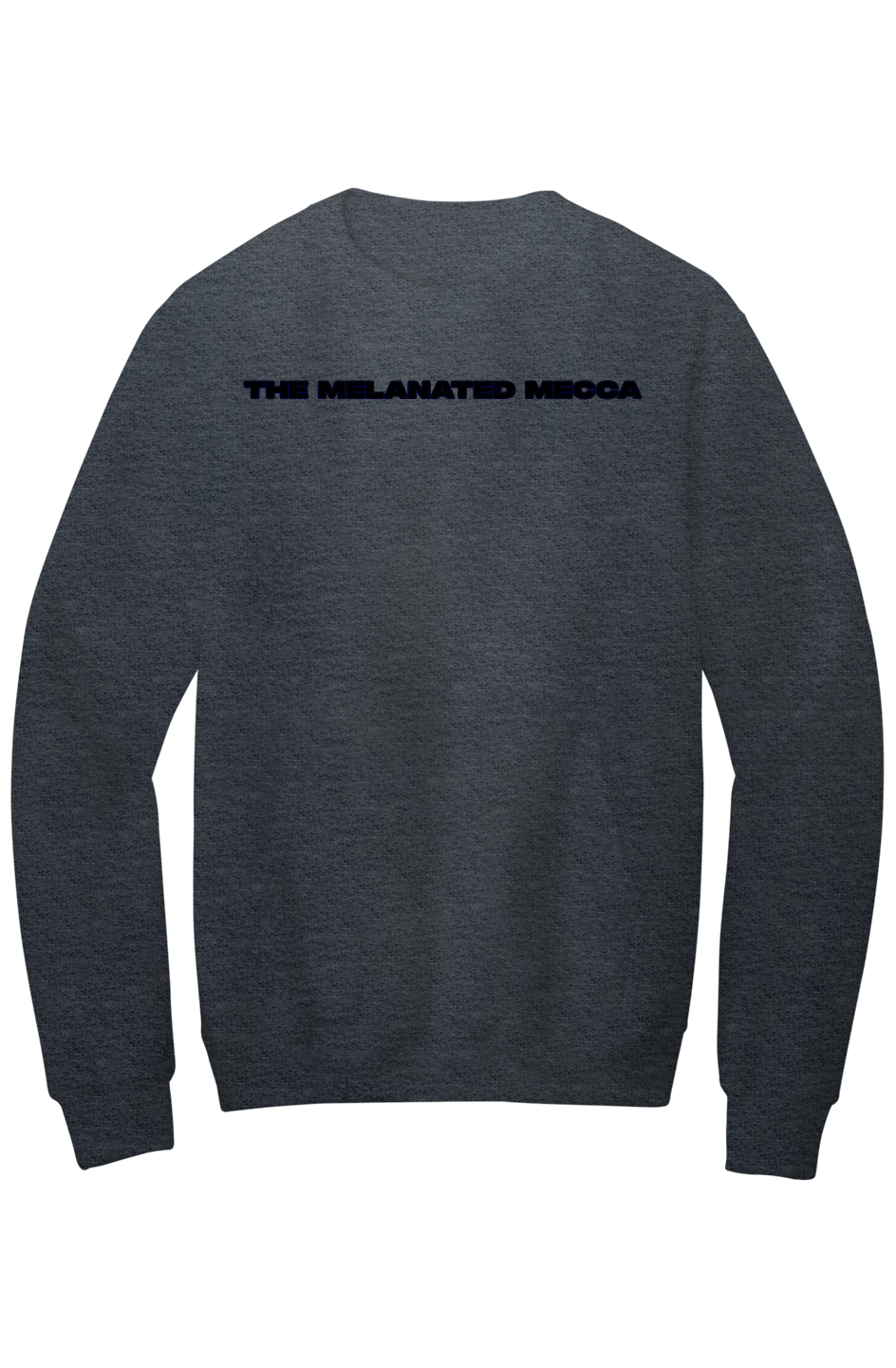 Melanated Mecca DC Glow Up Fleece Crewneck Pocket Sweatshirt