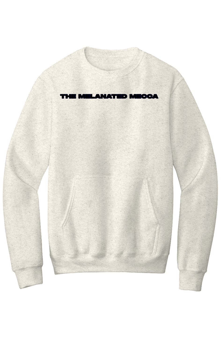 Melanated Mecca DC Glow Up Fleece Crewneck Pocket Sweatshirt