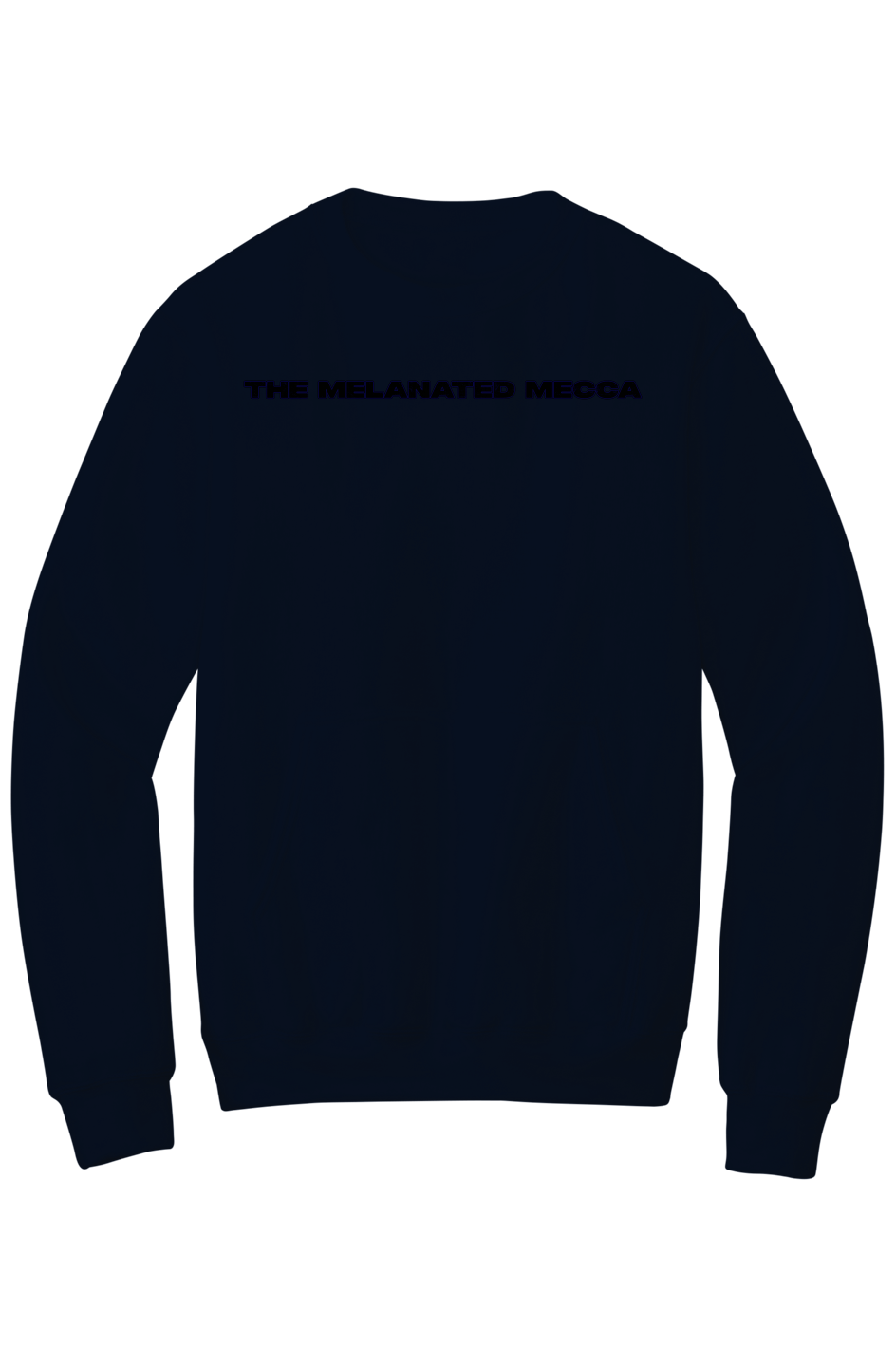 Melanated Mecca DC Glow Up Fleece Crewneck Pocket Sweatshirt