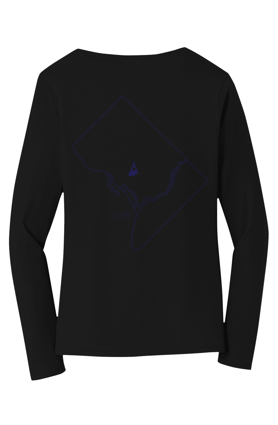 Melanated Mecca DC Glow Up 1867 V-Neck Tee