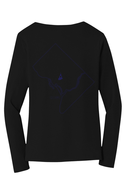 Melanated Mecca DC Glow Up 1867 V-Neck Tee