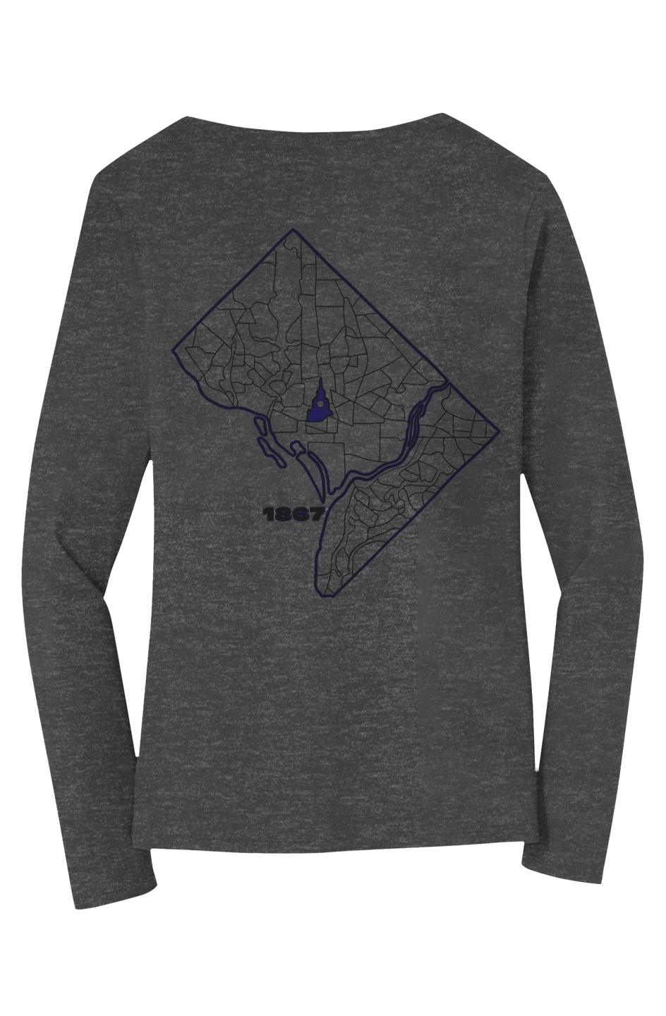 Melanated Mecca DC Glow Up 1867 V-Neck Tee
