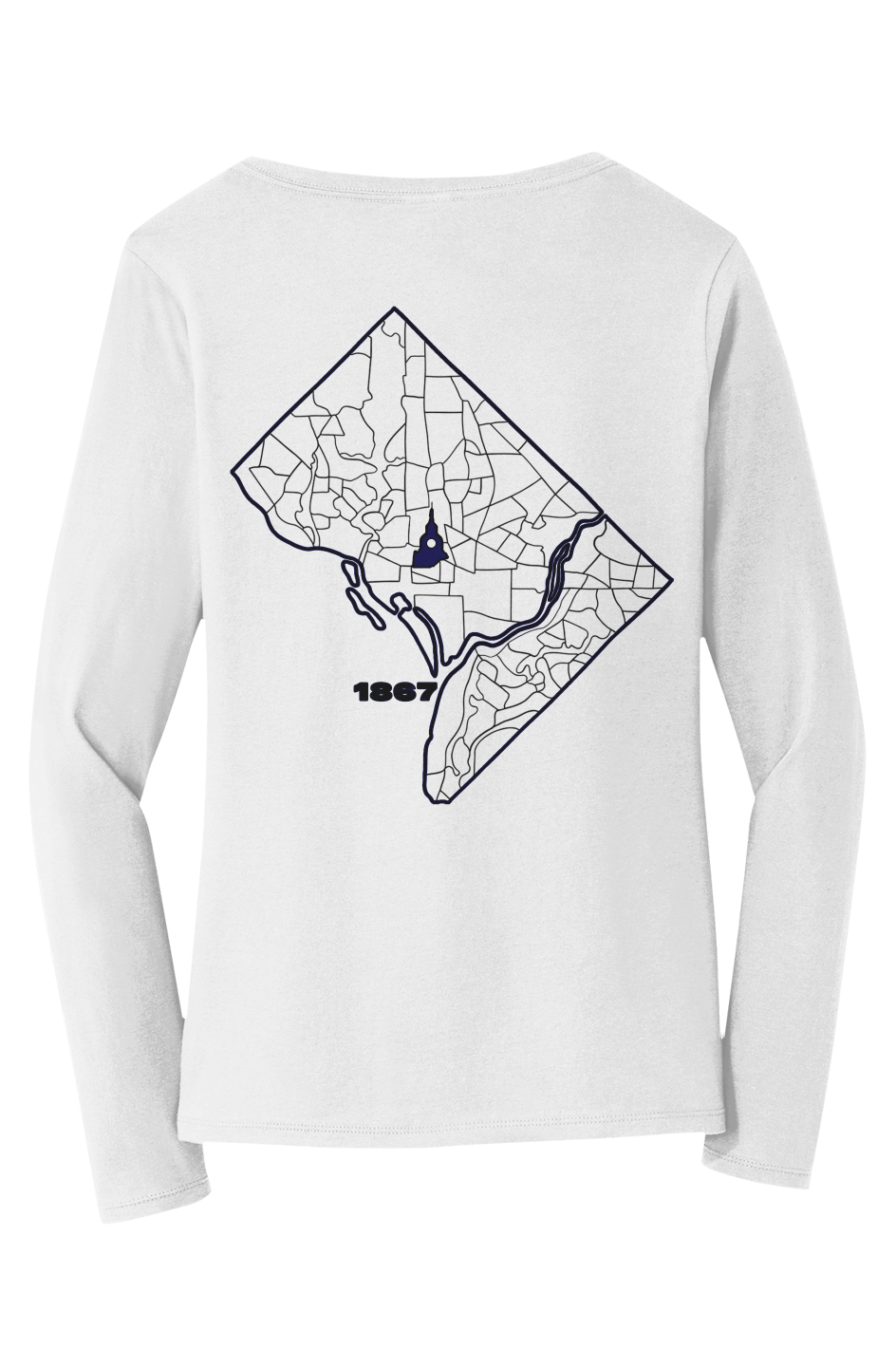 Melanated Mecca DC Glow Up 1867 V-Neck Tee