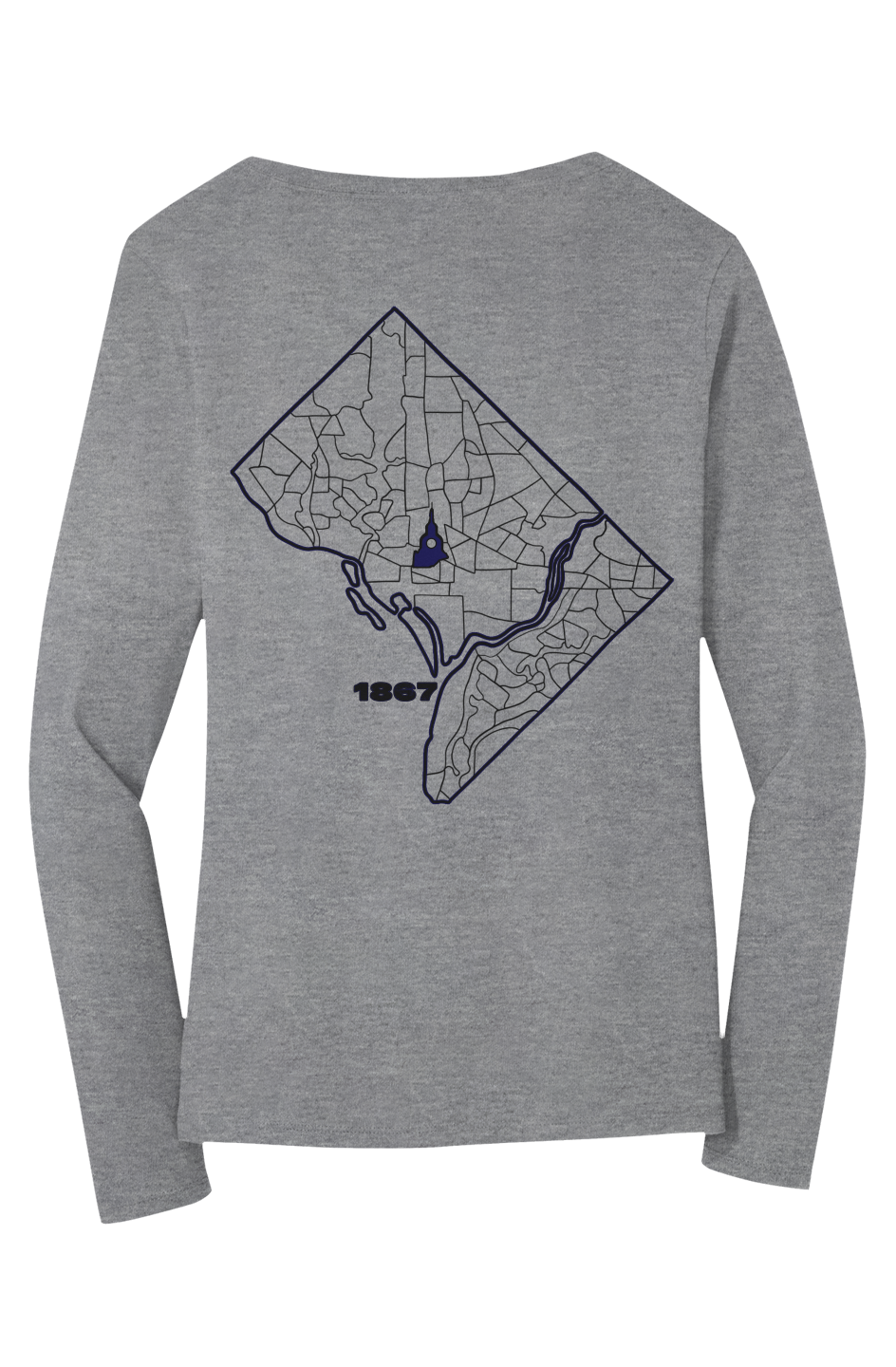 Melanated Mecca DC Glow Up 1867 V-Neck Tee