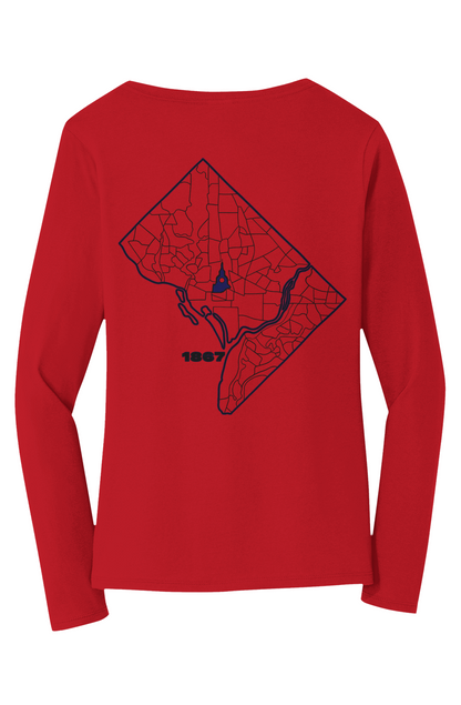 Melanated Mecca DC Glow Up 1867 V-Neck Tee